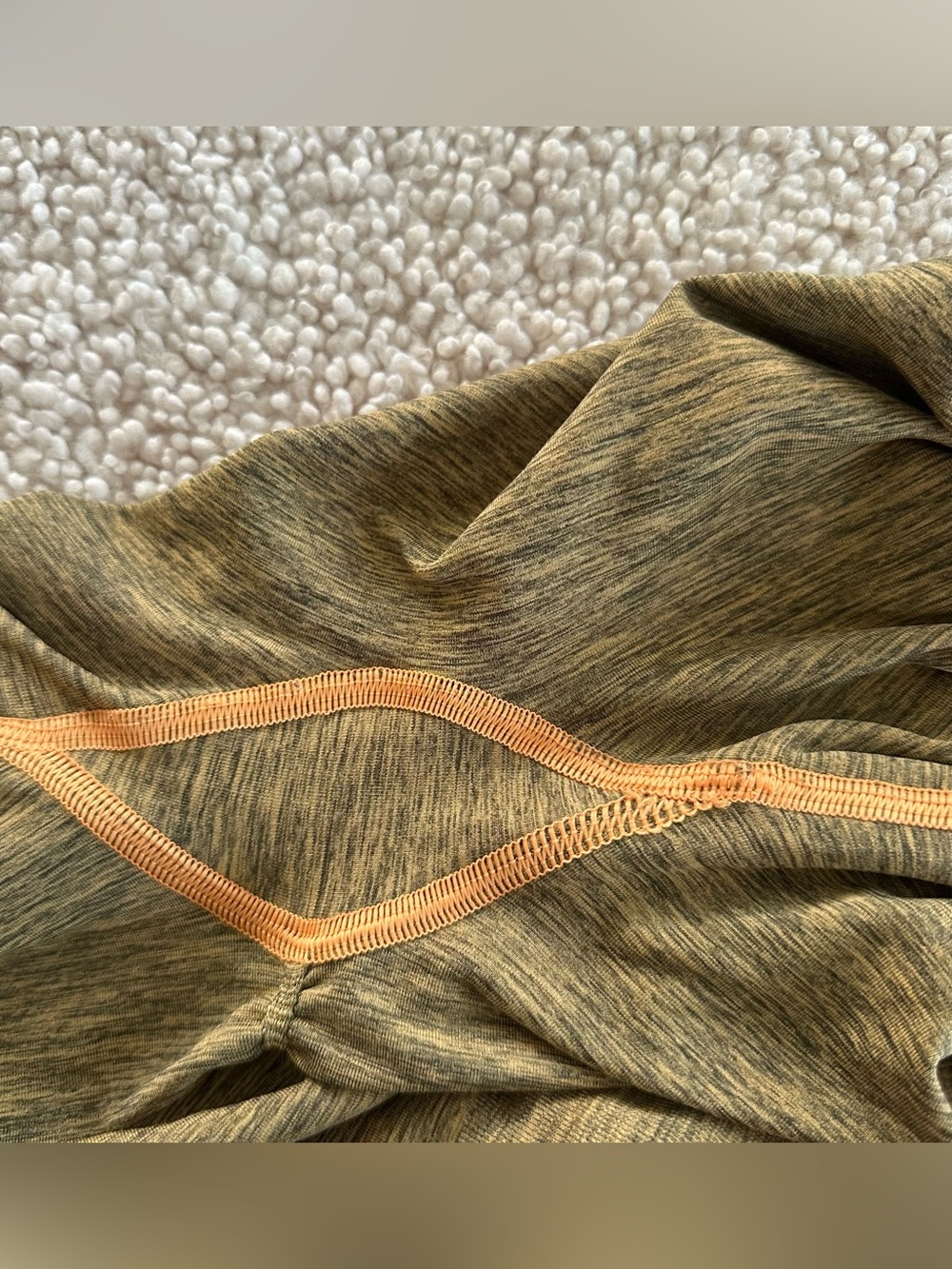 Alphalete Amplify Ombre Orange Brown Leggings XS - Picture 5 of 5